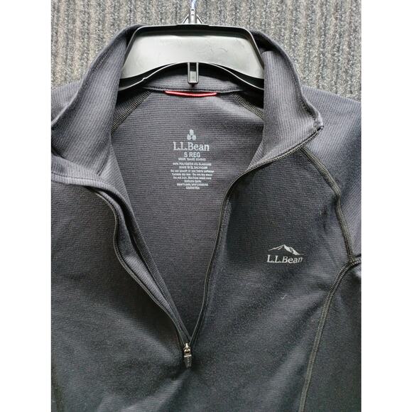 L.L Bean Women 1/4 Zip Activewear Shirt Gray - Picture 4 of 4